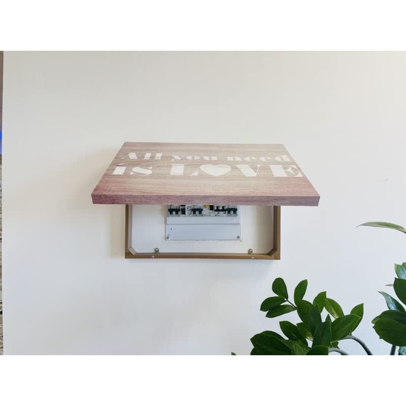 Tapa Contador de luz Cubre Cuadros electricos Buda Lienzo Canvas Madera