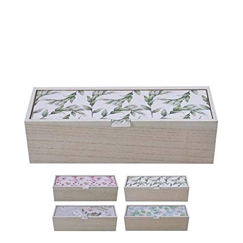 Caja Madera Decorada 4 Modelos - 8434504045502