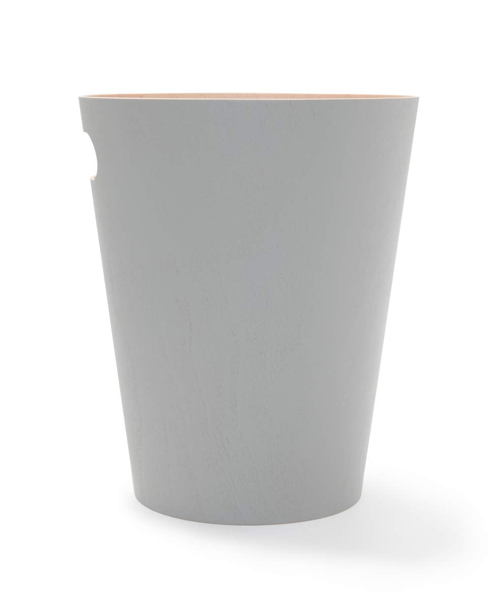 Woodrow Cesto de basura, con capacidad de 7.5 l, Blanco/Natural