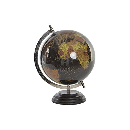 Bola del Mundo,Terraqueo Gris 20 cm