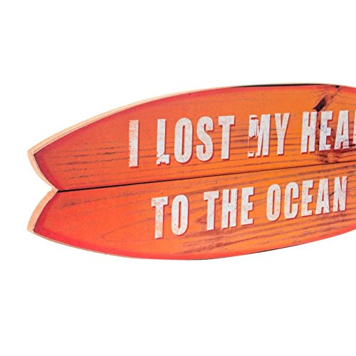 Decoracion Cuadro Madera Surf 15x48 cm (Set 4 Cuadro)