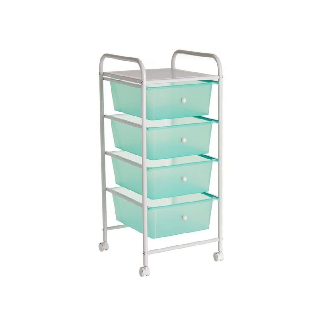 Carro Auxiliar Baño Moderno de 4 cajones Color min