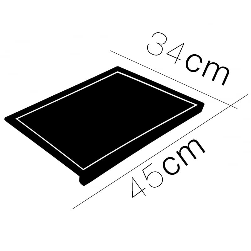 Tabla Cortar Corte Cocina con Soporte Madera Bambu 45x34x3,5 cm