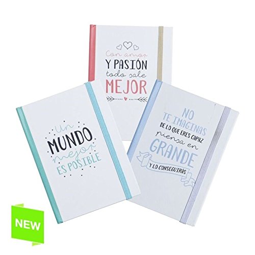 Libreta Moleskin Original Frases Positiva 3m - 13x19cm Pack 3 ud.