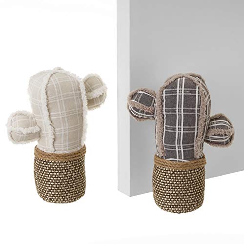 Sujetapuertas Decorativo de Tela Beige