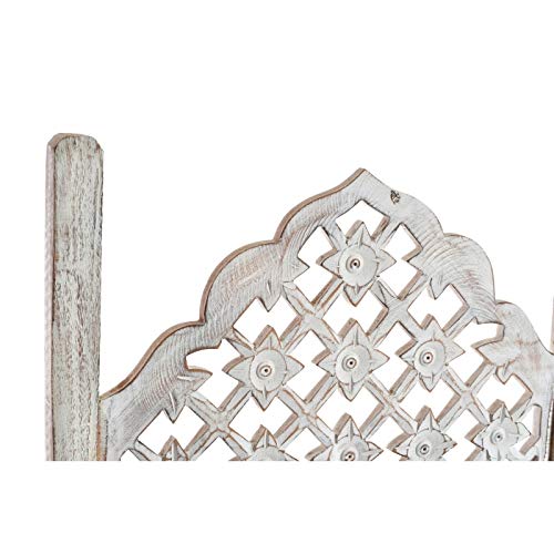 151715 Biombo Plegable de Madera Mango 3 Paneles decape 150x180 cm, 150 x 180 cm