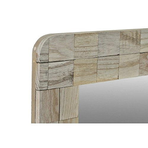Espejo Madera de Pared Boho 40x60 cm