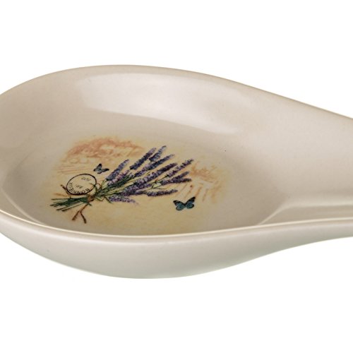 Soporte Cuchara Lavanda Stoneware 22 x 8 x 3,50 cm