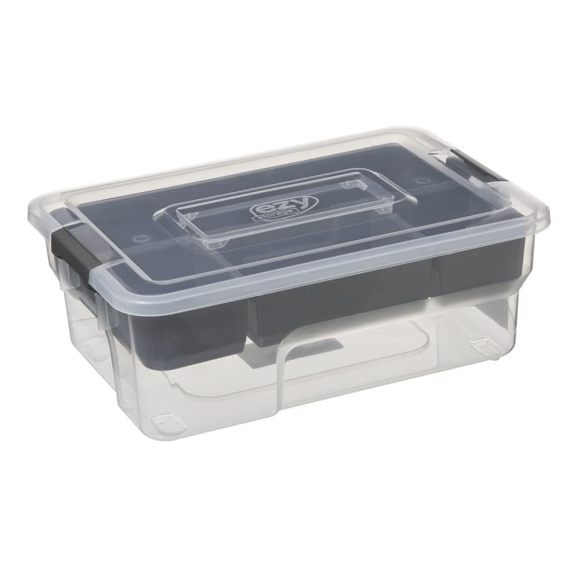 Caja de Almacenamiento con Compartimentos Plástico Desmontable Organizador Multiuso
