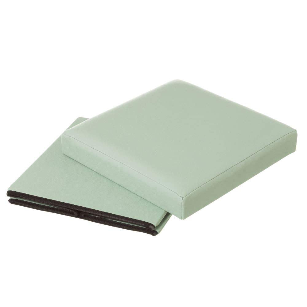 Puff baúl tendencia plegable de Polipiel color verde