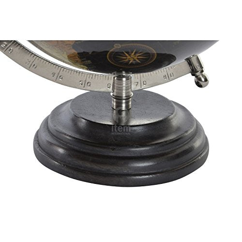 Bola del Mundo,Terraqueo Gris 20 cm