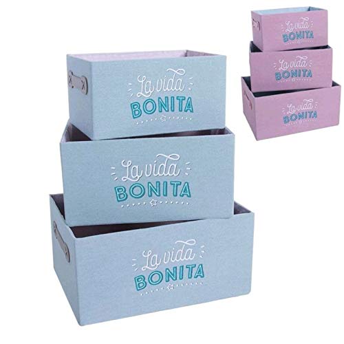Juego de 3 cestas Vida Bonita