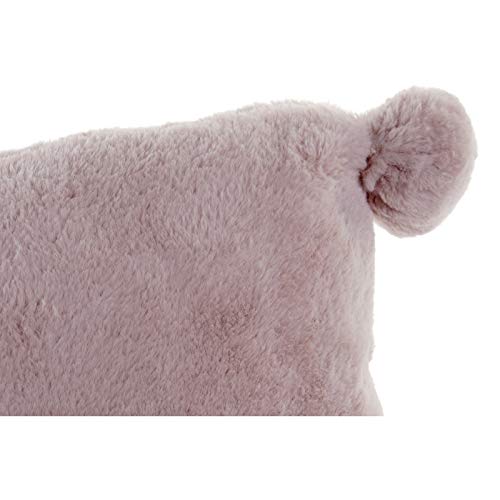 Juego de 3 cojínes Pompon Colores de Poliester 45x45 cm