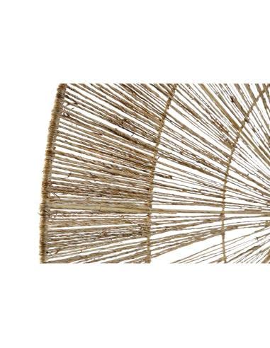 Mural Decoracion de Pared de Jute Natural Marron 90 cm