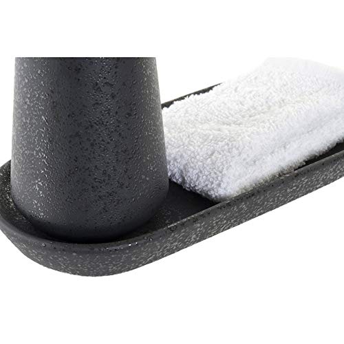 Set baño 3 Piezas Negro Porcelana