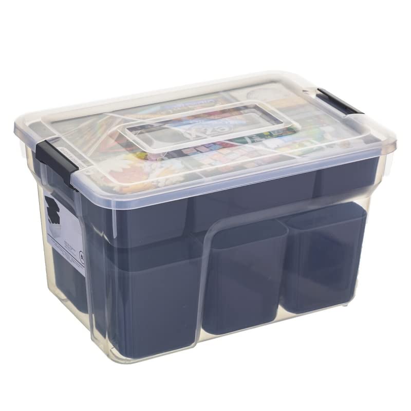 Caja de Almacenamiento con Compartimentos Plástico Desmontable Organizador Multiuso