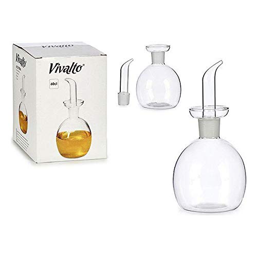 Vivalto S3605784 Aceitera Cristal, 600 ml
