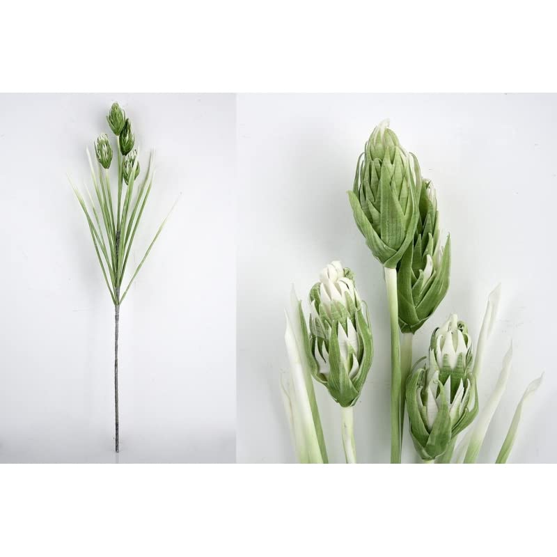 Flores Artificiales, Foam, Verde, 25 x 25 x 100, 12 Unidades