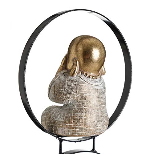 Figurita Buda de Suerte Decoracion 56 cm (Ver, oir, callar)