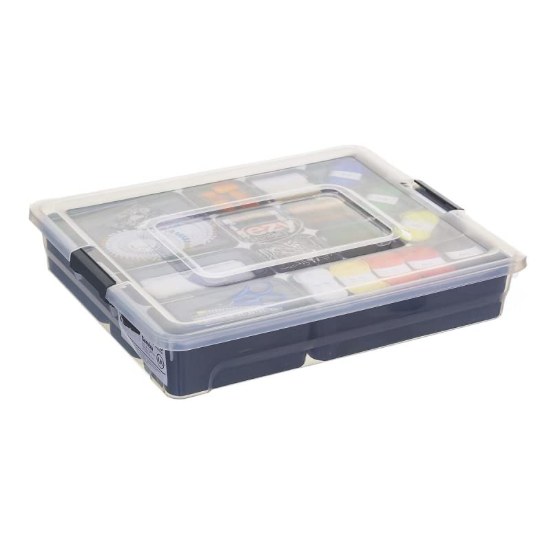 Caja de Almacenamiento con Compartimentos Plástico Desmontable Organizador Multiuso