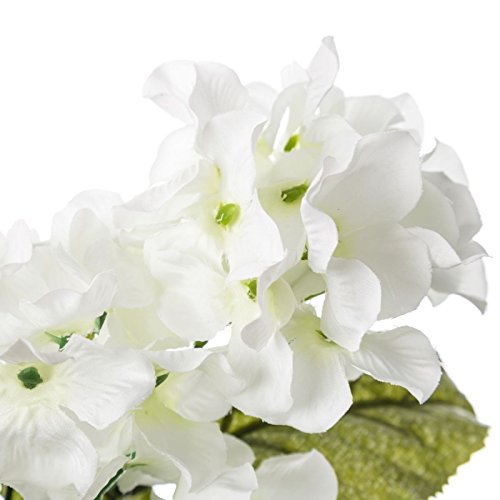 Pack 3 Hortensia Artificial Maceta de plástico.
