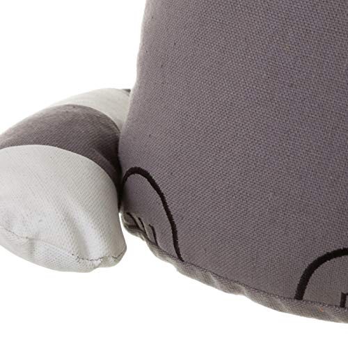 Set 2 sujetapuertas de Gato de Tela/Arena Gris Infantil para Dormitorio Child