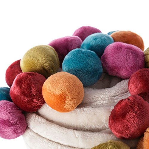 Manta de sofá Crema de poliéster para salón Fantasy 130x160cm