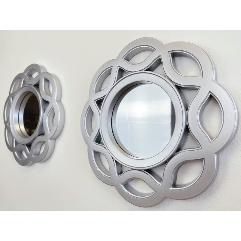 Espejos de Pared Modernos Plateado para decoración Sol Naciente