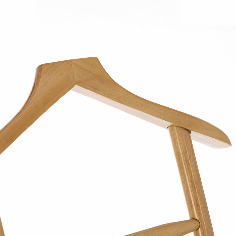 Perchero galan de Noche Beige de Madera de 48x36x107 cm
