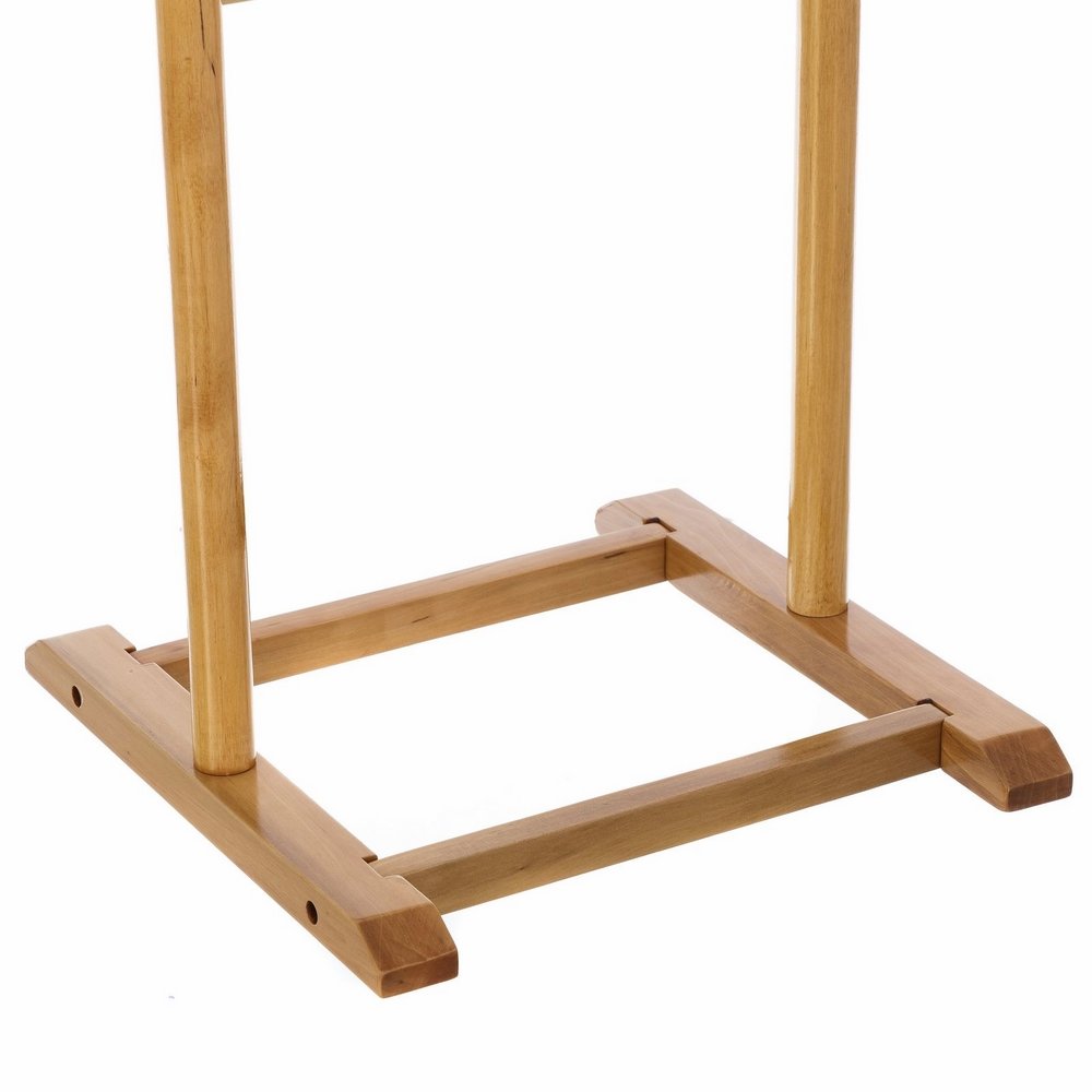 Perchero galan de Noche Beige de Madera de 48x36x107 cm