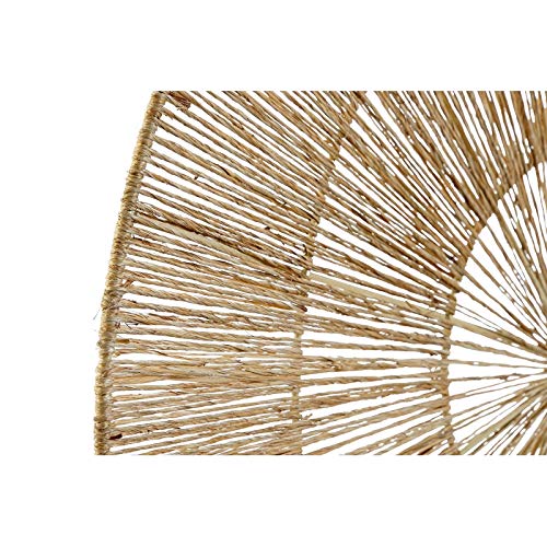 Mural Decoracion de Pared de Jute Natural Marron 60 cm
