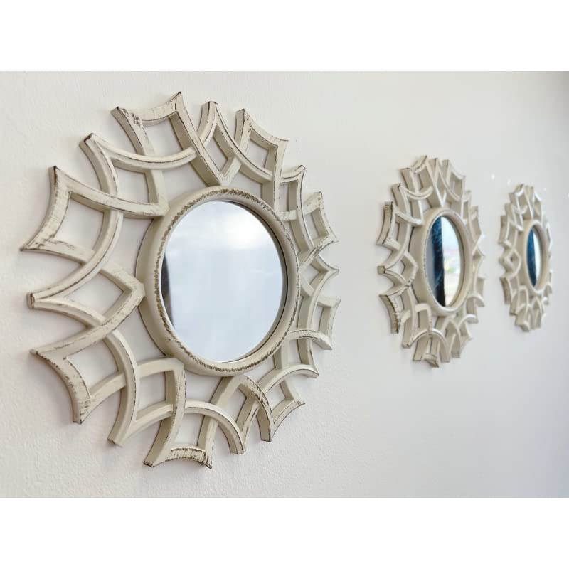 Espejos de Pared Modernos Plateado para decoración Sol Naciente