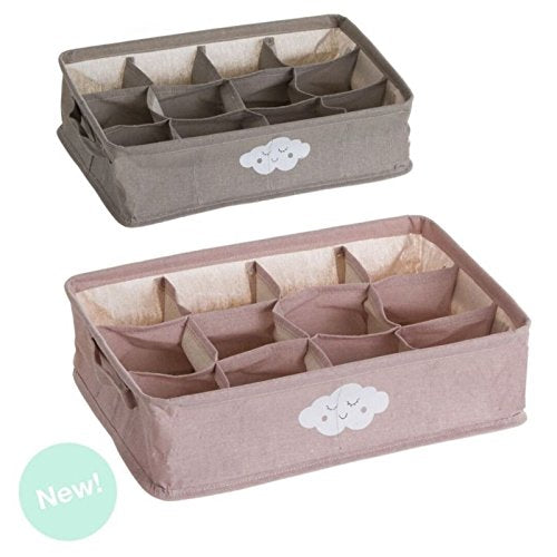 Organizador 12 Dptos Nubes - Gris