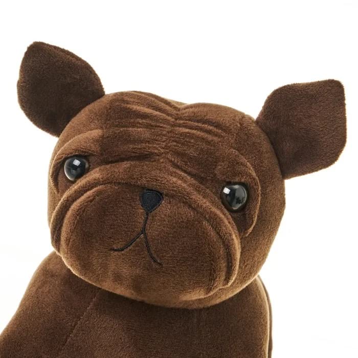 Sujetapuertas Tope Puerta Peluche Bulldog 28x23x14 cm