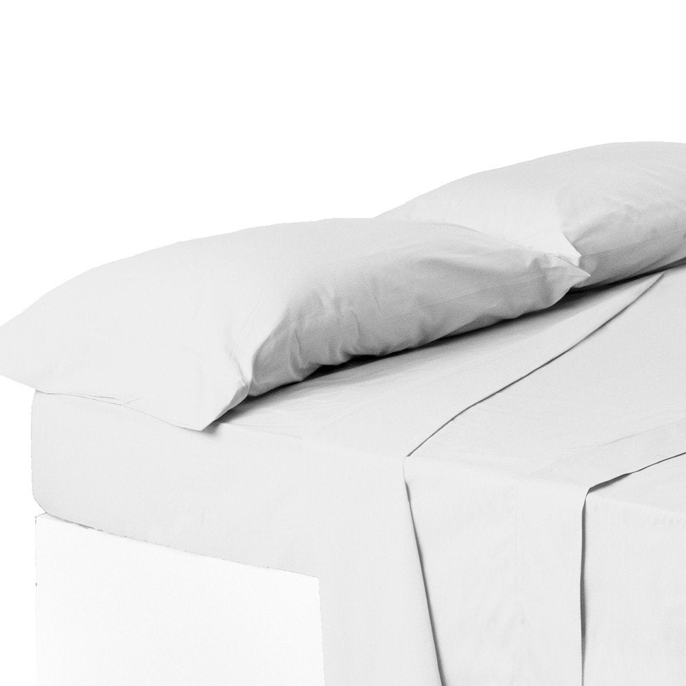 FUNDA DE ALMOHADA CAMA 150 BLANCO 85 X 45 CM