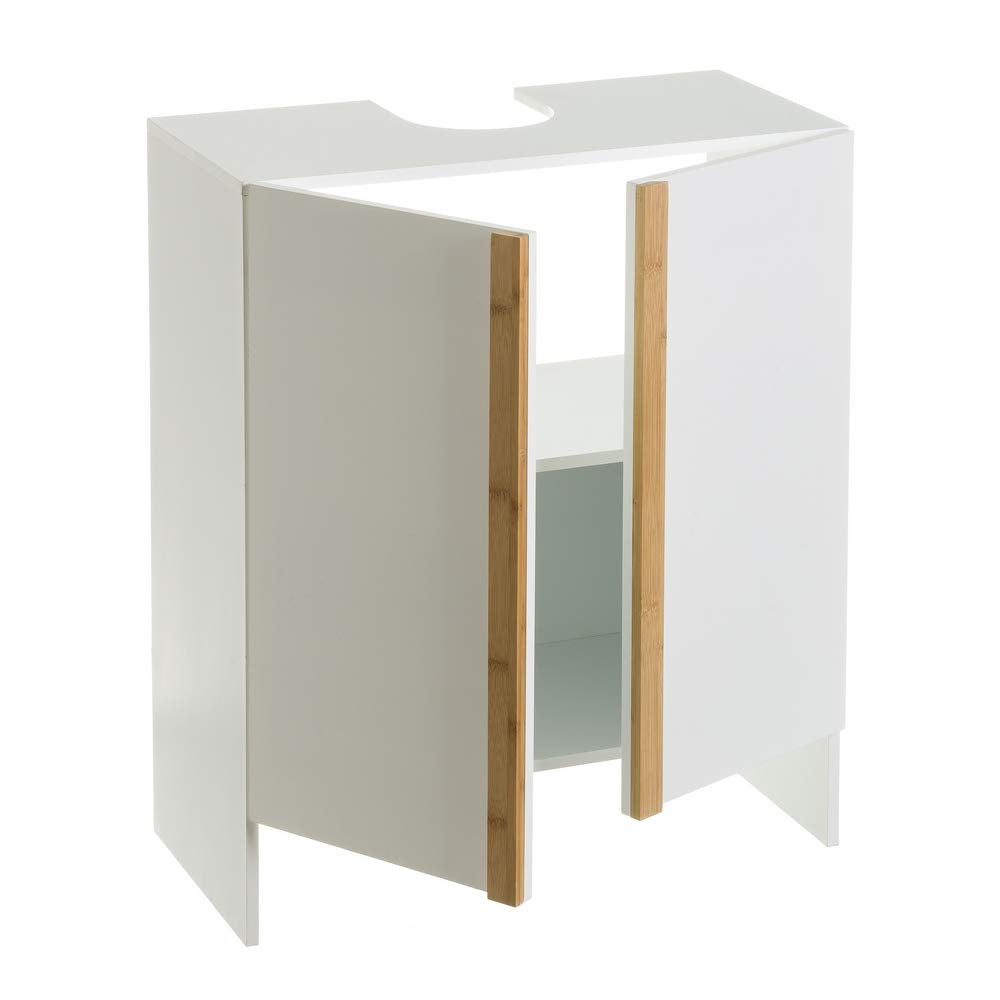 Mueble bajo Lavabo Premium para Cuarto de baño (Madera y Bambu)