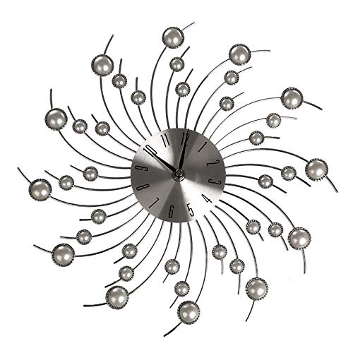 Reloj de Pared Metal nacarado 33 cm