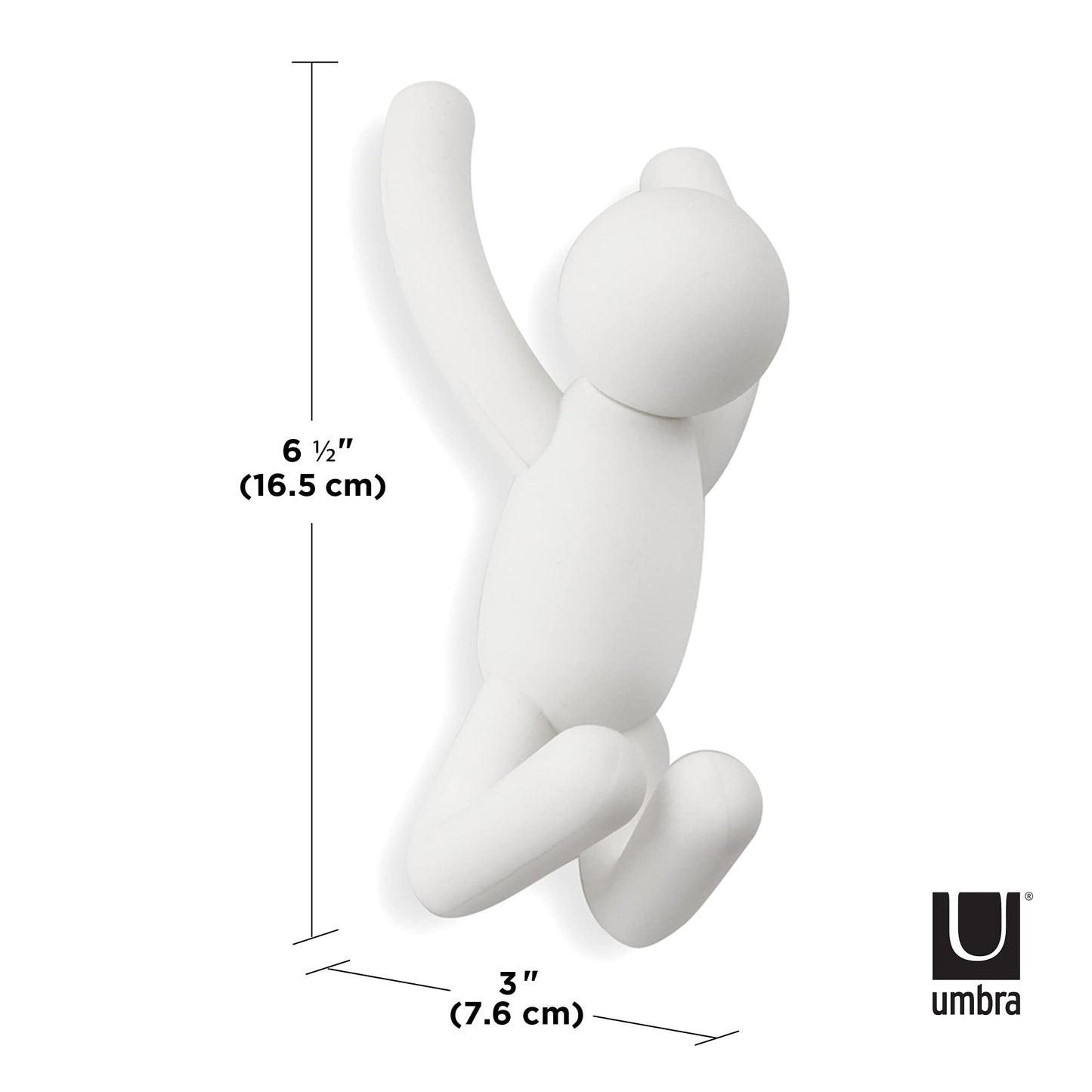 Umbra Buddy Ganchos de pared, juego de 3