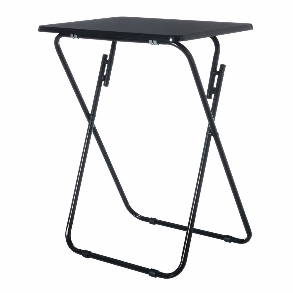 Mesa Plegable clásica de Madera para terraza Basic (Negro)