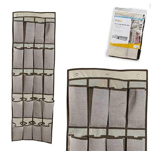 Zapatero para Colgar sobre la Puerta Zapato de Almacenamiento Bolsas, Plegable en la Pared Zapatero
