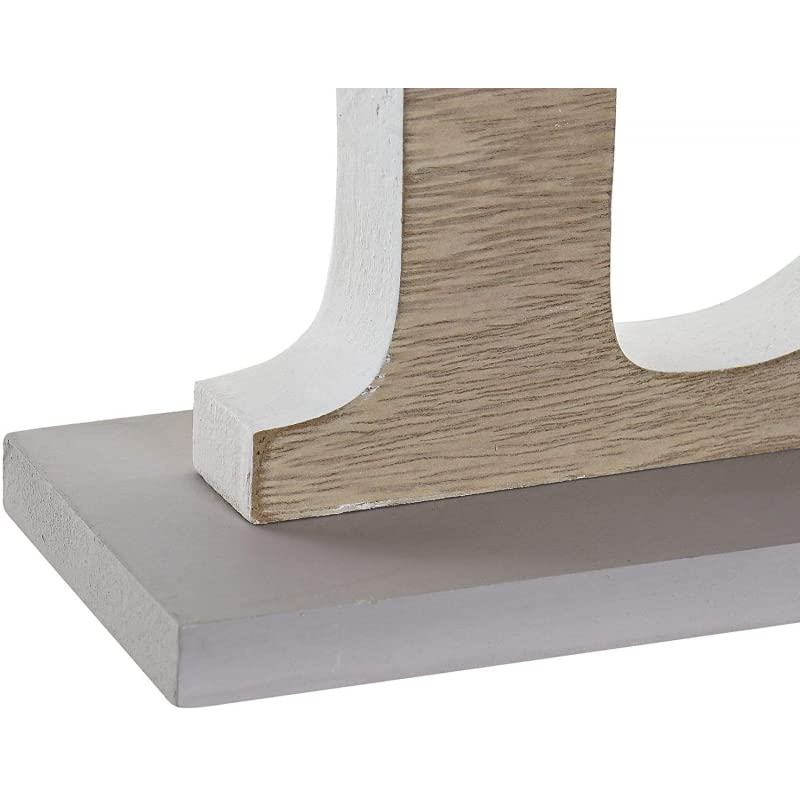 Letras decoración Cartel Sobremesa Arbol Madera 47x17,5x7 cm