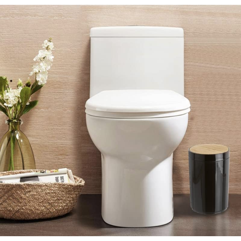 Set Accesorios Baño de Bambú Negro Estilo Factory