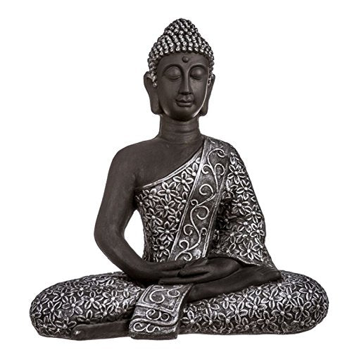 Figura buda de suerte sentado resina grande 66 cm de altura