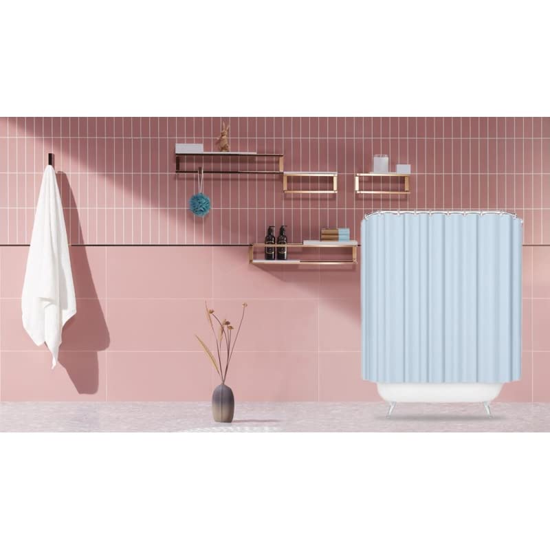 Cortina de Ducha poliéster Impermeable para Cuarto de baño 180x200 cm