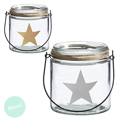Portavelas candelabro Estrellas (Pack 2 candelabros)