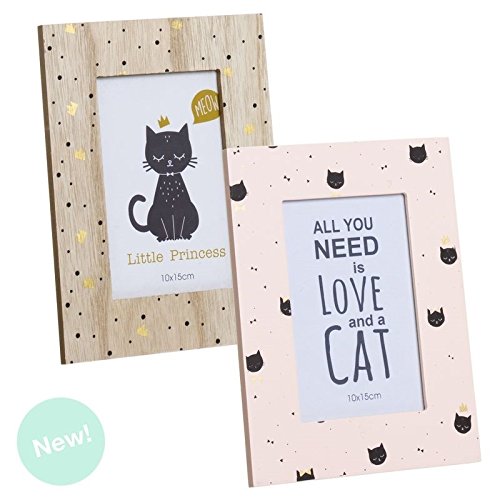 Pack 2 Portafotos Cat Lover tamaño 10x15
