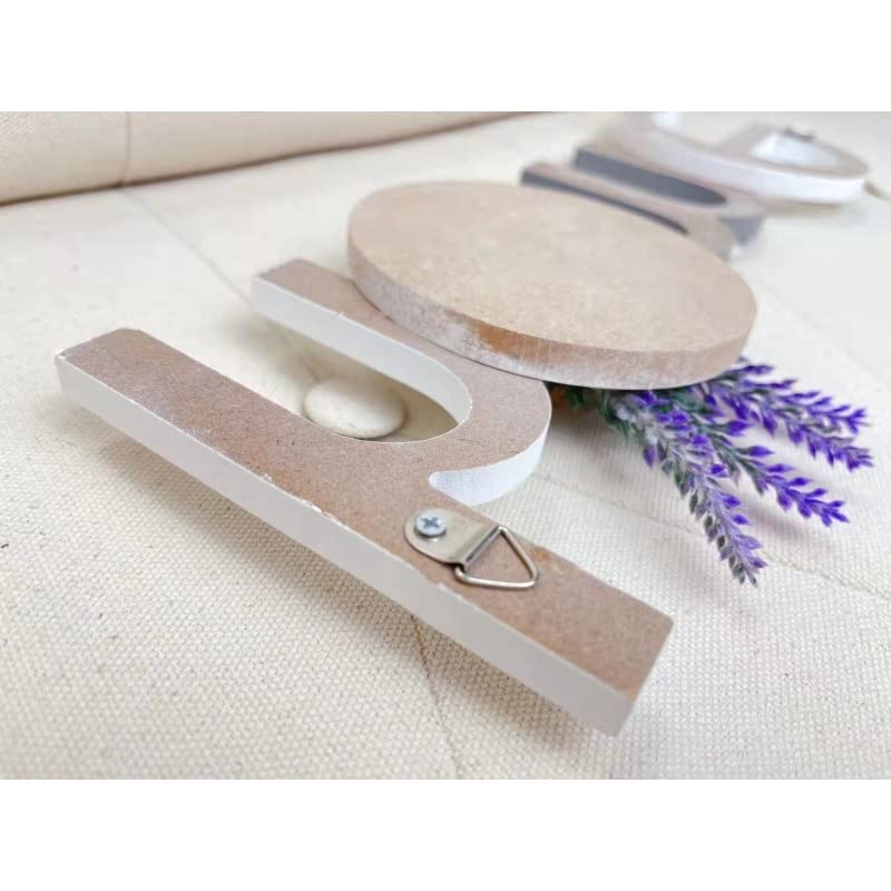 Letras decoración Cartel Colgador Pared Lavanda Madera