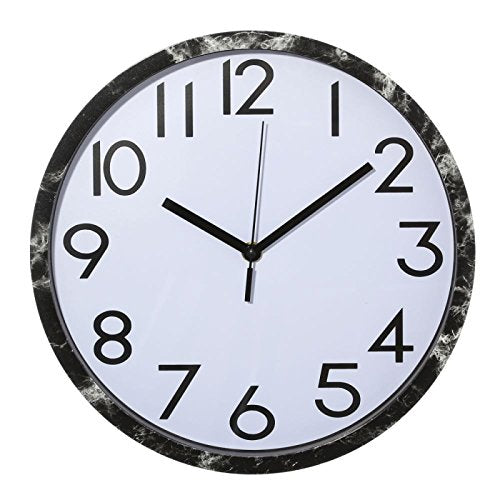 Reloj de Pared Minimalista Plateado de plástico para Cocina Fantasy