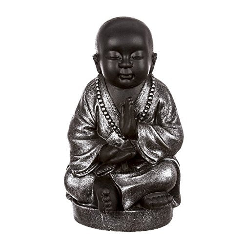 Figura buda surte sentado resina 42 cm decoracion