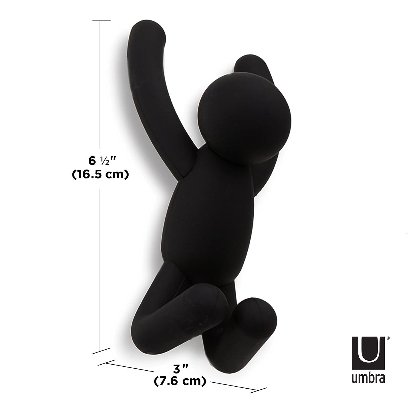 Umbra Buddy Ganchos de pared, juego de 3